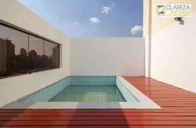 Cobertura com 3 dormitórios, 230 m² - venda por r$ 1.100.000 ou aluguel por r$ 8.650/mês - jardim ampliação - são paulo/sp