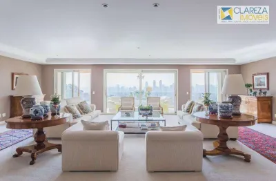 Apartamento com 4 dormitórios à venda, 648 m² por r$ 22.000.000,00 - jardim guedala - são paulo/sp