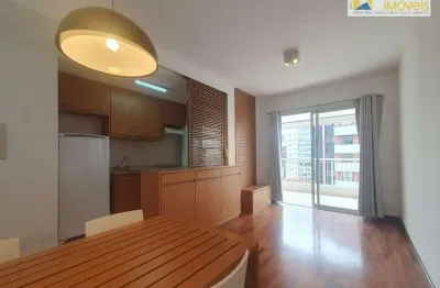 Apartamento com 1 dormitório no brooklin – semi-mobiliado para alugar