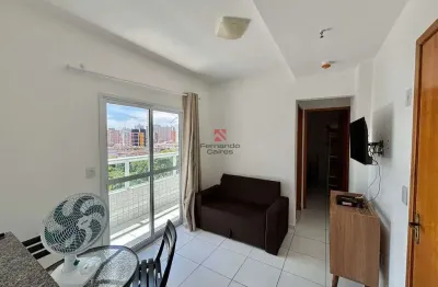 Apartamento mobiliado 1 dormitório no boqueirão em praia grande/sp