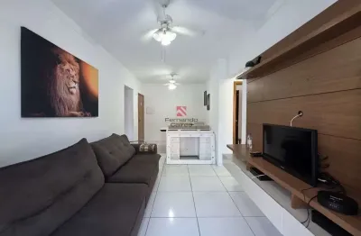 Apartamento mobiliado 2 dorm 1 suite sacada a 100m da praia - bairro tupi
