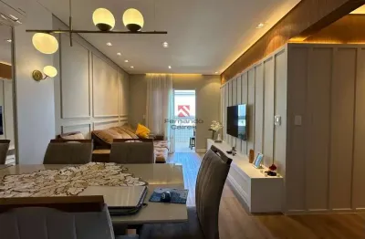 Apartamento lindo com planejados no bairro guilhermina - 02 dormitórios 01 suíte