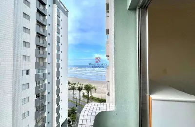 Apartamento com vista para o mar - 2 dormitórios e porteira fechada no caiçara