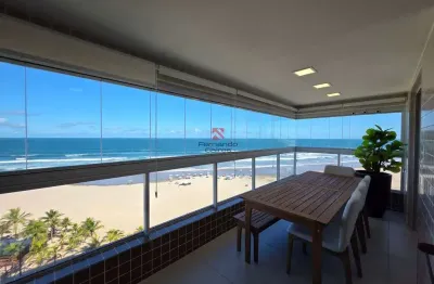 Apartamento porteira fechada 3 dormitórios 1 suite - mirim, praia grande/sp