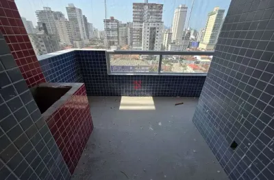 Apartamento novo 1 dormitório suíte no bairro guilhermina em praia grande/sp