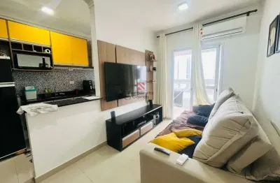 Apartamento com 1 quarto à venda no nova mirim, praia grande , 46 m2 por r$ 335.000
