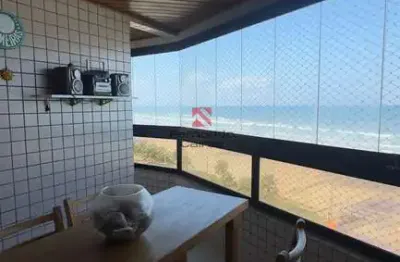 Apartamento mobiliado 3 dorm 1 suíte com vista mar na vila caiçara