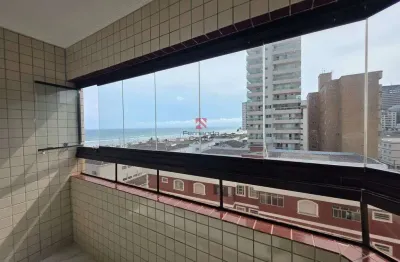 Apartamento Frente Rua 2 dorm 1 suíte com Vista Definitiva do Mar na Vila Tupi