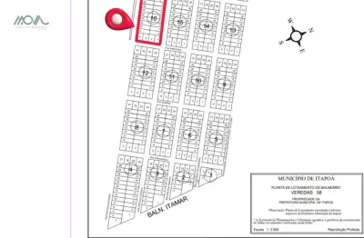 Terreno para investimento em itapoá -  possível parcelamento direto com o proprietário  no balneário veredas