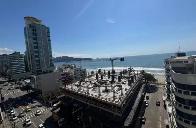 Apartamento frente avenida com vista para o mar  á venda em meia praia, itapema (sc)