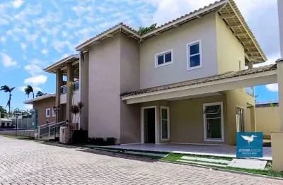 Olha essa oportunidade! casa com 04 suítes, dependência, 164m2, amplo lote em condomínio no eusébio. próximo a ce040 e shoppings. última unidade com preço promocional!!