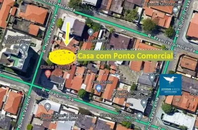 Casa com ponto comercial ideal para clínicas, escritórios, lojas. fica na rua nunes valente, bairro dionísio torres em fortaleza. são 125m2 de construção em lote de 7,65m x 21m (165,65m2)