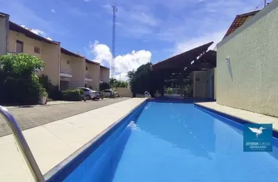 Casa em condomínio fechado no bairro lagoa redonda - avenida maestro lisboa, fácil acesso a av. washington soares e porto das dunas, 171m2, varandão, 04 quartos, sendo 03 suítes, até 04 vagas, lazer c
