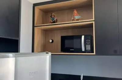 Flat para locação em cabedelo, ponta de campina, 1 dormitório, 1 banheiro