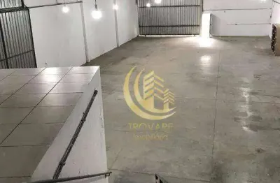 Galpão para alugar, 600 m² por r$ 8.000,00/mês - parque três marias - taubaté/sp