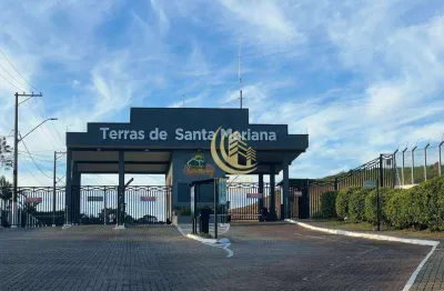 Terreno à venda, 1200 m² por r$ 340.000,00 - condomínio terras de santa mariana - caçapava/sp