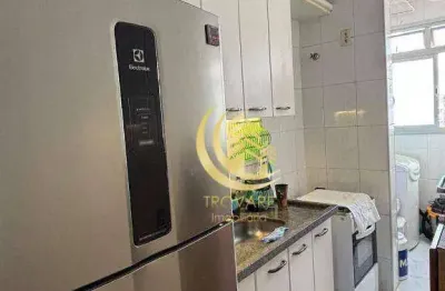 Apartamento com 2 dormitórios para alugar, 62 m² por r$ 2.100,00/mês - centro - taubaté/sp