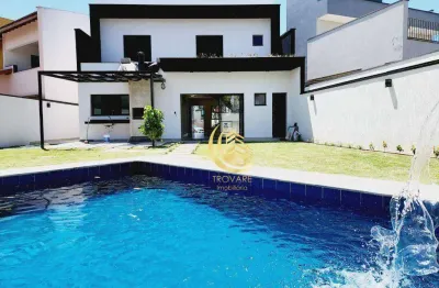 Sobrado com 3 dormitórios à venda, 215 m² por r$ 1.400.000,00 - parque vera cruz - tremembé/sp