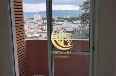 Apartamento com 2 dormitórios para alugar, 56 m² por R$ 1.660,00/mês - Parque São Luís - Taubaté/SP