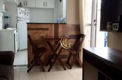 Apartamento com 2 dormitórios à venda, 58 m² por r$ 202.000,00 - vila são josé - taubaté/sp