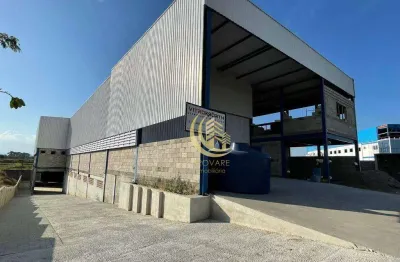 Galpão para alugar, 1730 m² por r$ 31.780,00/mês - jardim jaraguá - taubaté/sp