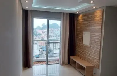 Apartamento com varanda e semi mobiliado a venda/permuta em santo andré-parque erasmo assunção
