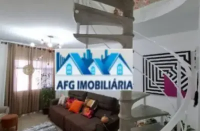 Sobrado mobiliado, área gourmet com churrasquerira para locação no jardim elba