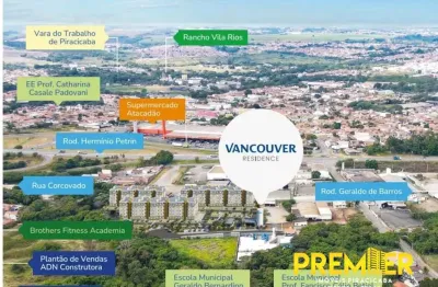 Apartamento com elevador e varanda no santa terezinha em piracicaba