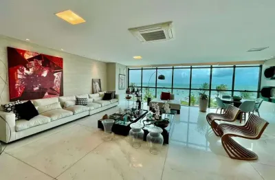 Apartamento de alto padrão com 4 suítes a beira mar de ponta verde