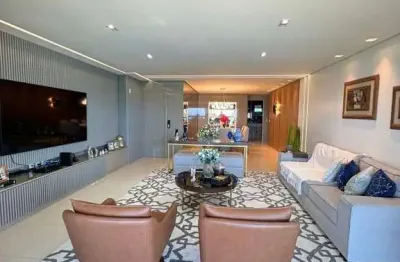 Apartamento pé na areia com 4 quartos beira mar de guaxuma todo pronto