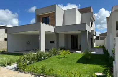 Casa com 4 suítes no condomínio vista lagoa nova pronta para morar