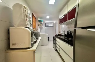 Apartamento no vera arruda com 3 quartos + varanda completo de móveis planejado