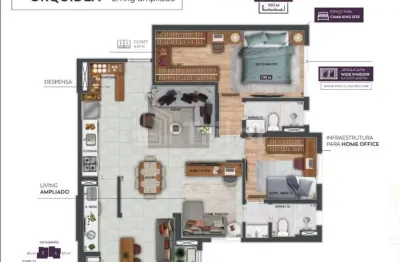 Apartamento com 3 quartos à venda no Jardim Satélite, São José dos Campos 