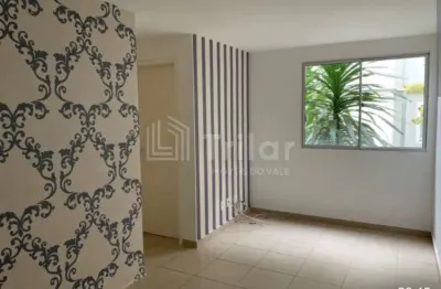 Apartamento para locação no parque residencial flamboyant, são josé dos campos-sp: 2 quartos, 2 salas, 1 banheiro, 1 vaga, 48m².
