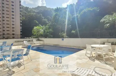 Apartamento alto padrão,2 dormitórios sendo 1 suíte + 1 dormitório de serviço, lazer no condomínio - pitangueiras- guarujá/sp.
