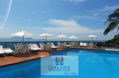 Apartamento alto padrão frente mar, 3 suítes com vista total do mar, lazer completo no condomínio - astúrias-guarujá/sp.