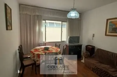 Apartamento padrão, com 2 dormitórios, à menos de 300 metro do mar, asturias-guarujá/sp