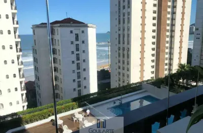 Apartamento alto padrão com vista mar, 3 dormitórios sendo 1 suíte, lazer completo no condomínio, pitangueiras-guarujá/sp.