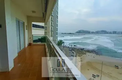 Apartamento alto padrão com vista total para o mar na praia da pitangueiras-guarujá/sp.