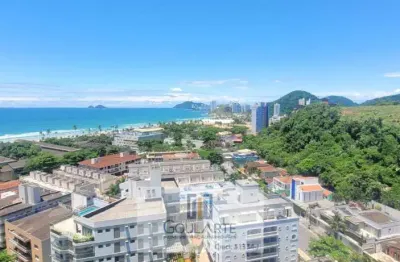 Apartamento alto padrão com sacada gourmet e vista mar, 3 dormitórios sendo 1 suítes, lazer completo no condomínio, lado praia da enseada-guarujá/sp.