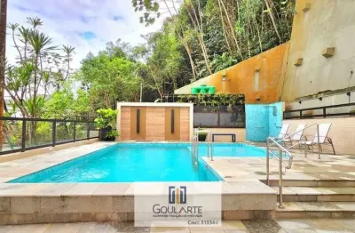 Apartamento alto padrão com 3 dormitórios sendo 1 suíte, lazer completo no condomínio -  pitangueiras-guarujá/sp.