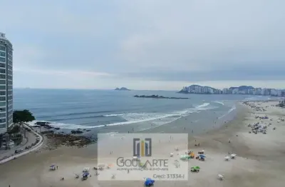 Apartamento com vista total do mar na praia da pitangueiras-guarujá/sp.