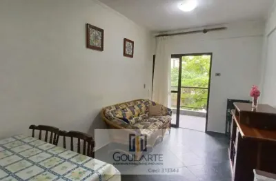 Apartamento com acesso a sacada, 2 dormitórios sendo 1 suíte, lado praia - enseada-guarujá/sp.