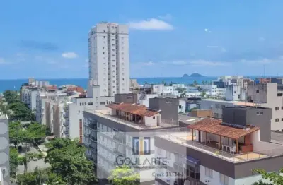 Apartamento alto padrão com sacada gourmet e vista mar, 3 dormitórios sendo 1 suíte, lazer completo no condomínio, lado praia enseada-guarujá/sp.