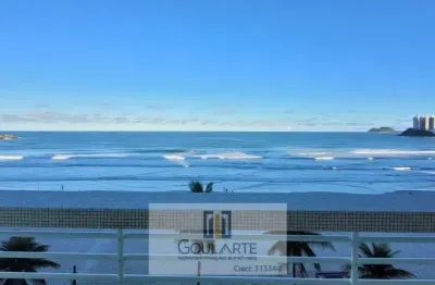 Apartamento alto padrão frente mar, 2 dormitorios sendo 1 suíte,* vista total mar* - pitangueiras-guarujá/sp.