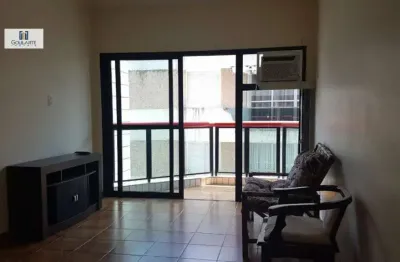 Apartamento com 2 dormitórios sendo 1 suíte, lado praia da enseada - guarujá/sp.