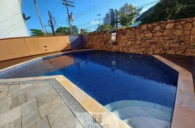 Apartamento alto padrão com lazer no condomínio, lado praia da enseada-guarujá/sp.