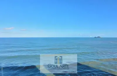 Apartamento alto padrão com sacada gourmet e vista total para o mar, 3 suítes climatizadas, lazer completo no condomínio, pitangueiras - guarujá/sp.