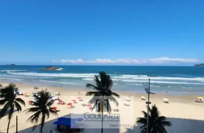 Apartamento alto padrão frente mar, com 4 dormitórios sendo 2 suítes, *vista total mar* - pitangueiras - guarujá/sp.