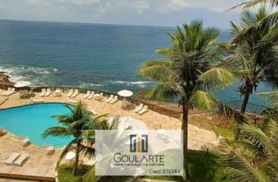 Apartamento alto padrão com sacada envidraçada frente mar, 3 dormitórios sendo 2 suítes, lazer completo no condomínio, *vista total mar*, lado praia - enseada - guarujá/sp